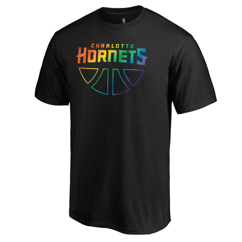 Charlotte Hornets Team Pride Wordmark T-Shirt Black