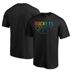 Houston Rockets Team Pride Wordmark T-Shirt Black