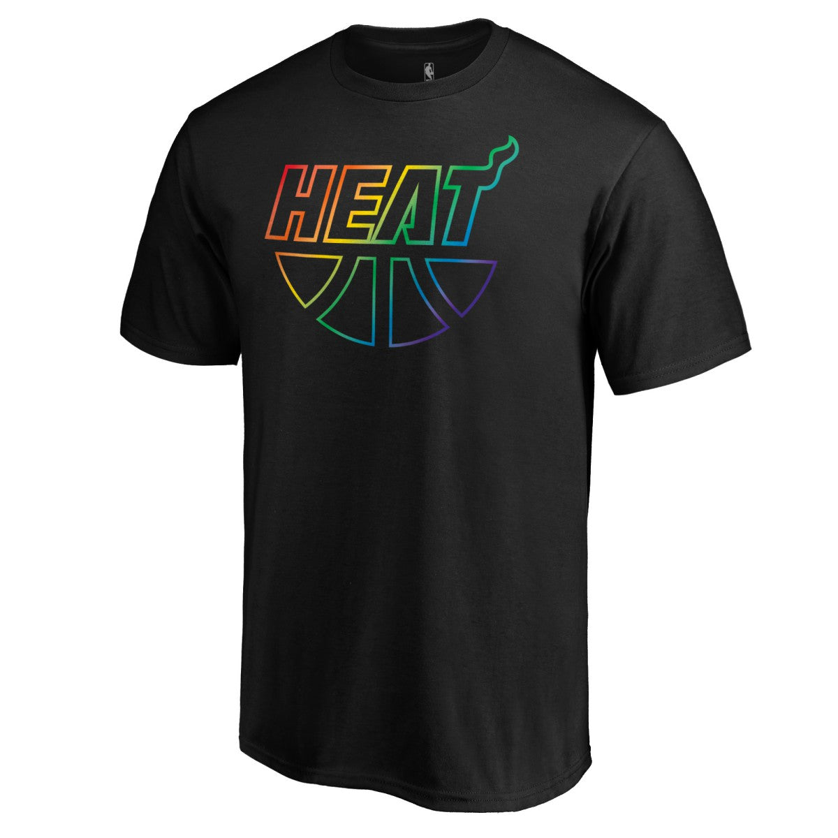 Miami Heat Team Pride Wordmark T-Shirt Black