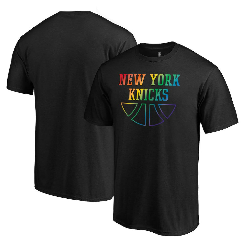 New York Knicks Team Pride Wordmark T-Shirt Black