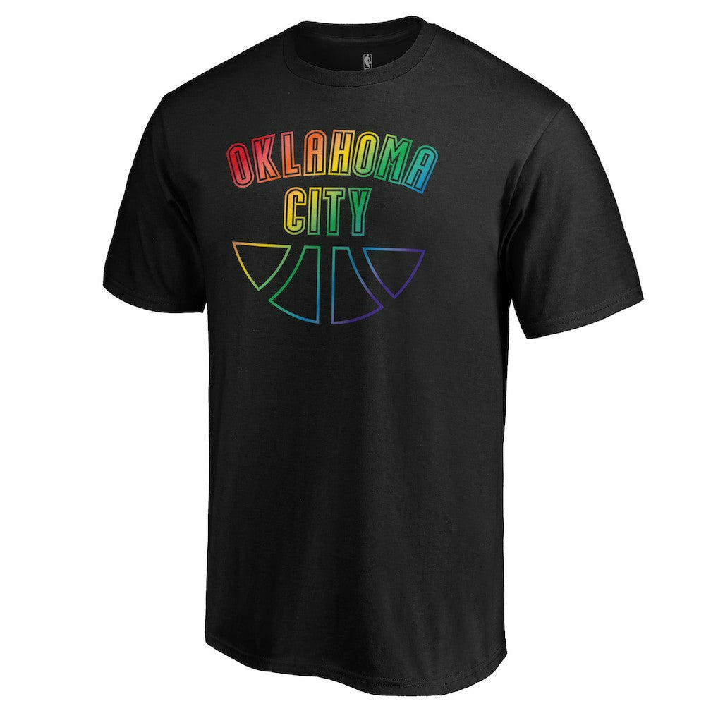 Oklahoma City Thunder Team Pride Wordmark T-Shirt Black