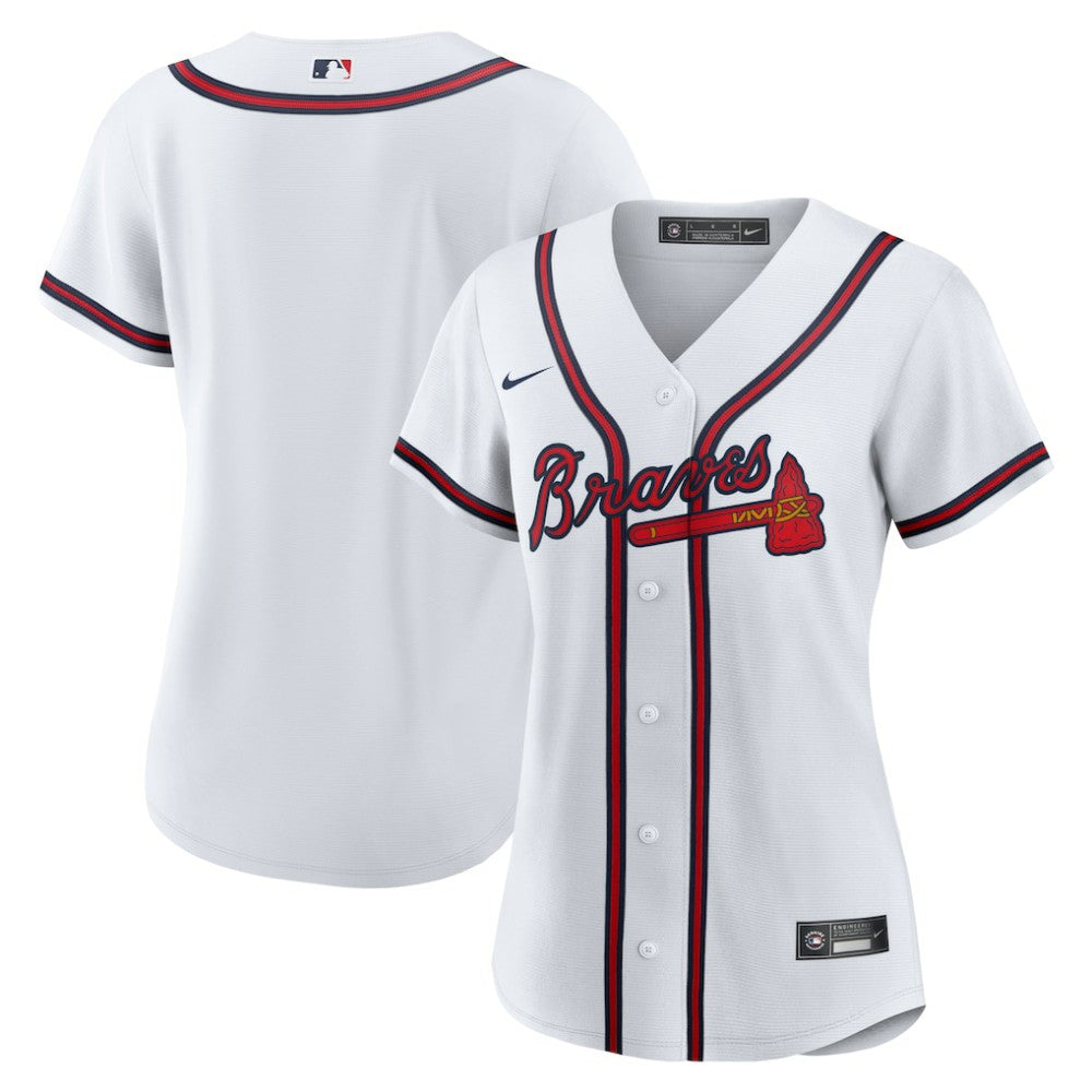 Atlanta Braves Nike Women's Home Replica Team Jersey - White - Nike Online