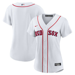 Boston Red Sox Nike Women's Home Replica Team Jersey - White - Nike Online