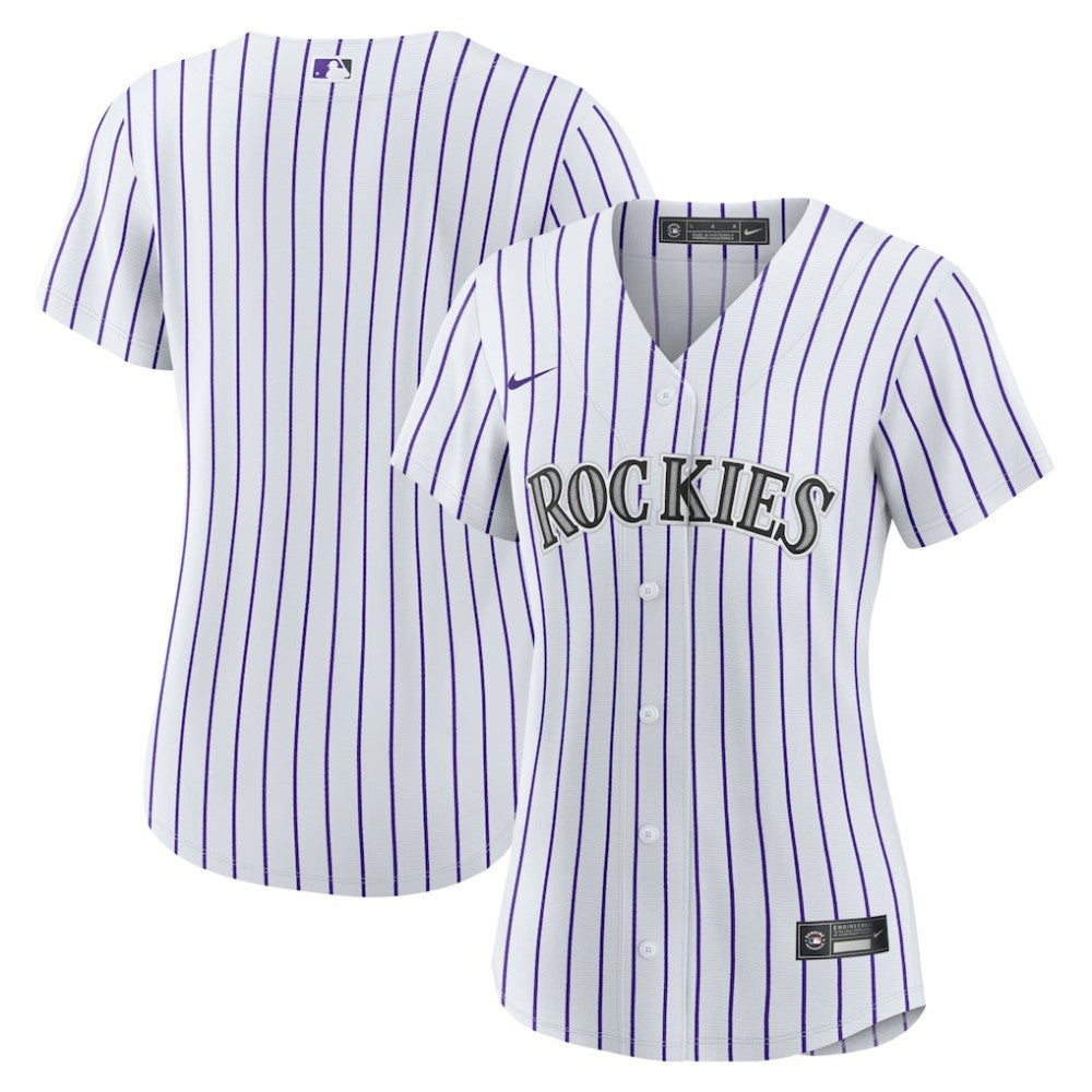 Colorado Rockies Nike Women's Home Replica Team Jersey - White - Nike Lifestyle