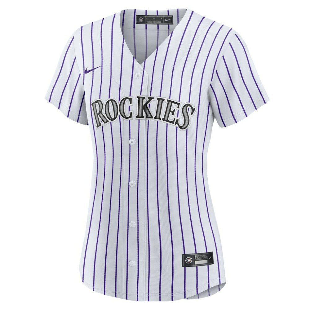 Colorado Rockies Nike Women's Home Replica Team Jersey - White - Nike Lifestyle