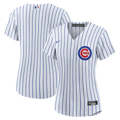 Chicago Cubs Nike Women's Home Replica Team Jersey - White - Nike Discount