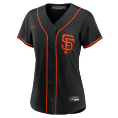 San Francisco Giants Nike Women's Alternate Replica Team Jersey - Black - Nike Online