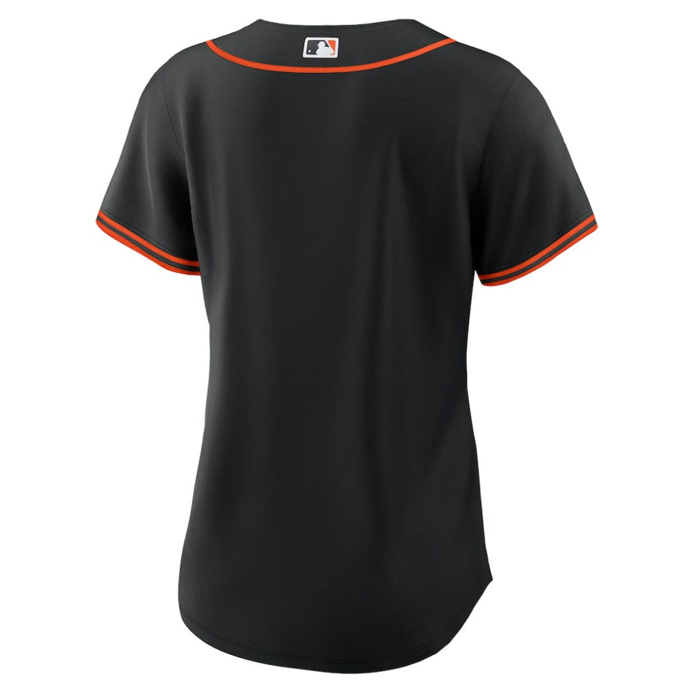 San Francisco Giants Nike Women's Alternate Replica Team Jersey - Black - Nike Online
