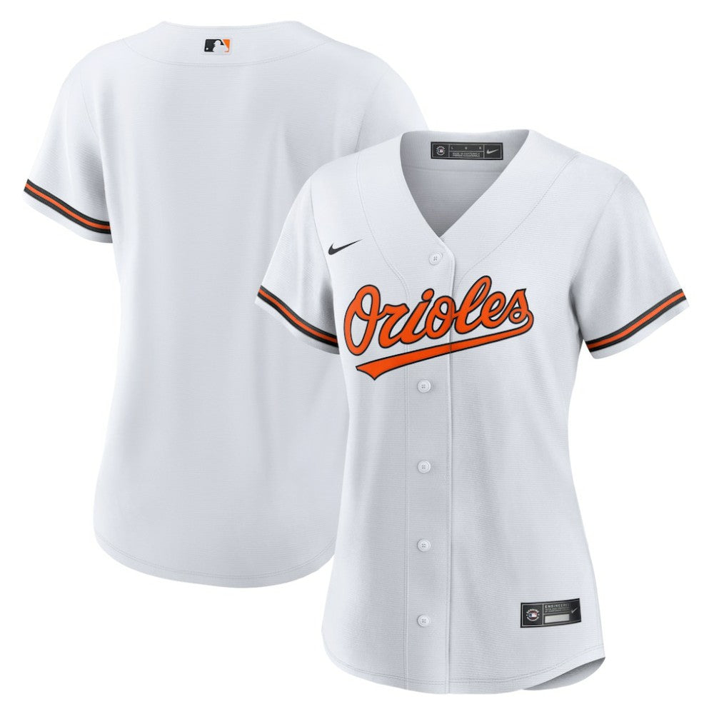 Baltimore Orioles Nike Women's Home Replica Team Jersey - White - Nike Sale