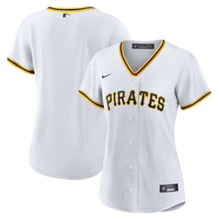 Pittsburgh Pirates Nike Women's Home Replica Team Jersey - White - Nike Sale