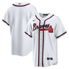 Atlanta Braves Nike Home Replica Team Jersey - White - Nike Discount
