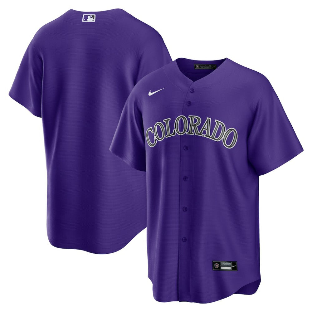 Colorado Rockies Nike Alternate Replica Team Jersey - Purple - Nike Online