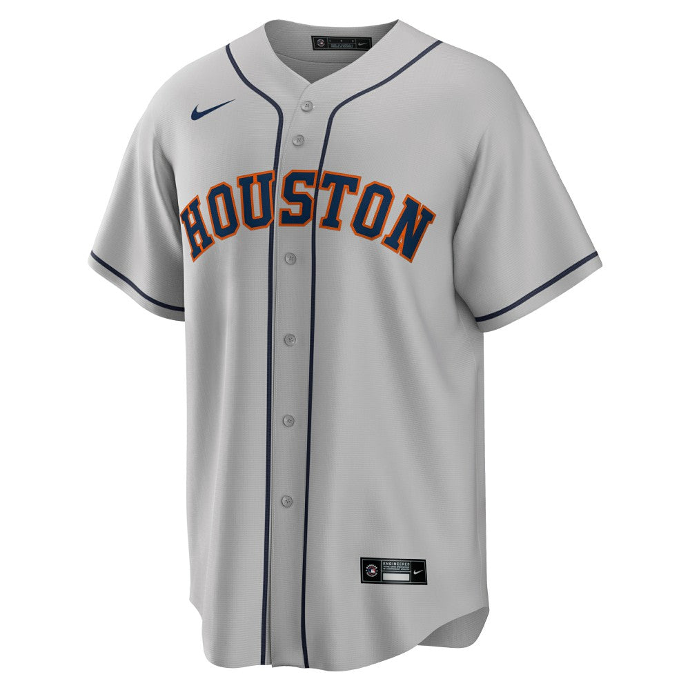 Houston Astros Nike Road Replica Team Jersey - Gray - Nike Online