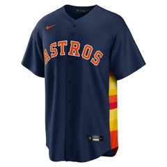Houston Astros Nike Alternate Replica Team Jersey - Navy - Nike Online
