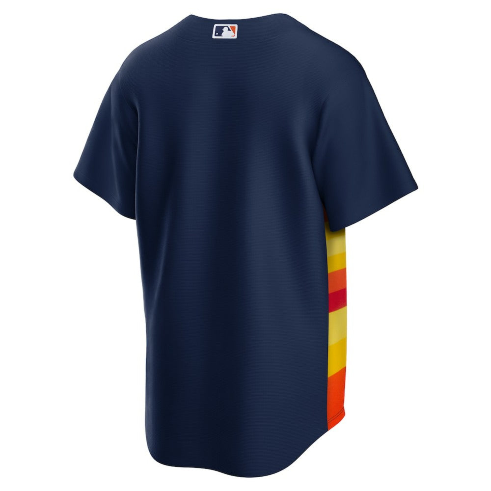 Houston Astros Nike Alternate Replica Team Jersey - Navy - Nike Online
