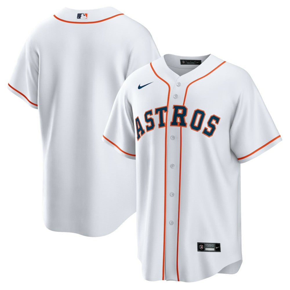 Houston Astros Nike Home Replica Team Jersey - White - Nike Online