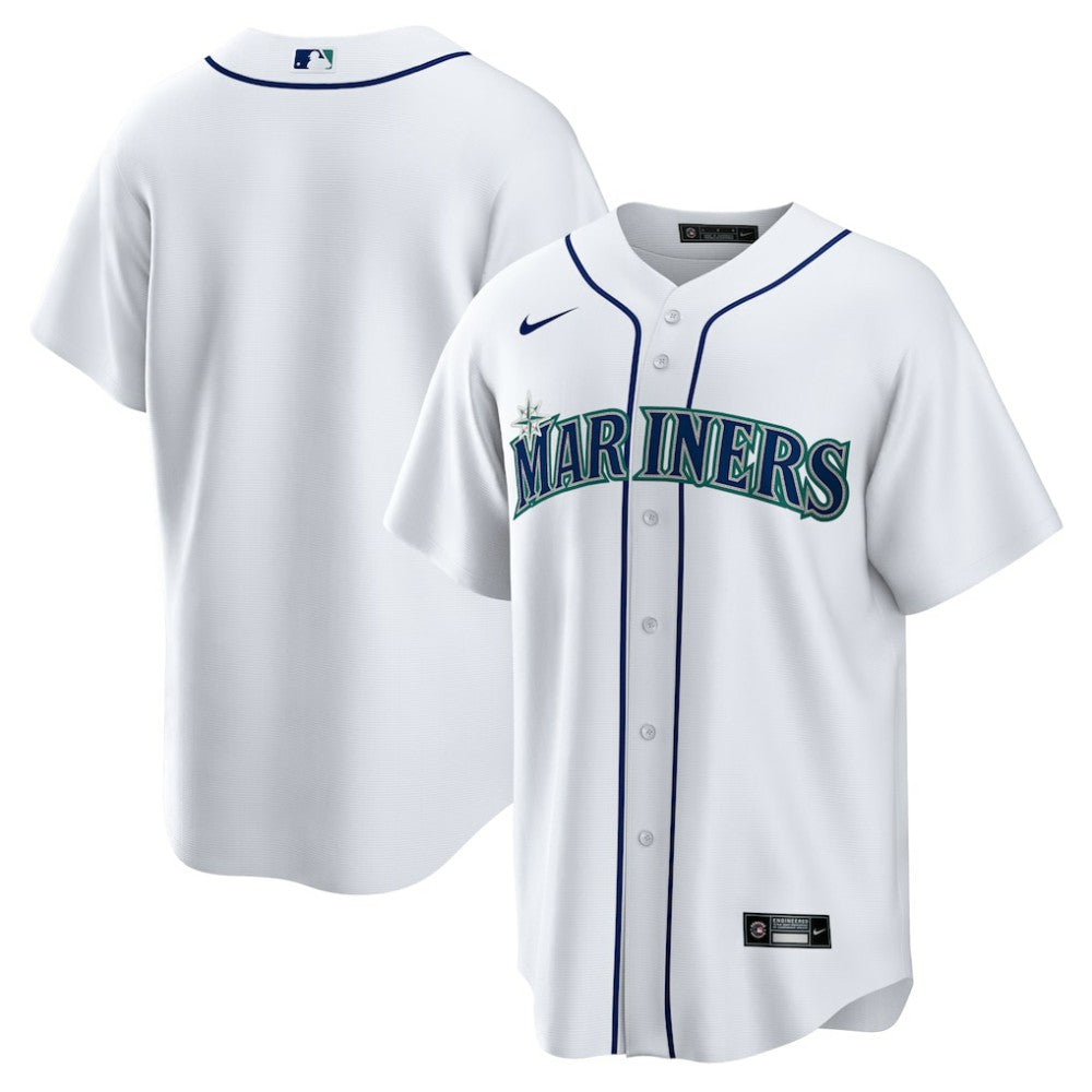 Seattle Mariners Nike Home Replica Team Jersey - White - Nike Sale