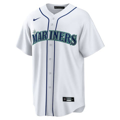 Seattle Mariners Nike Home Replica Team Jersey - White - Nike Sale