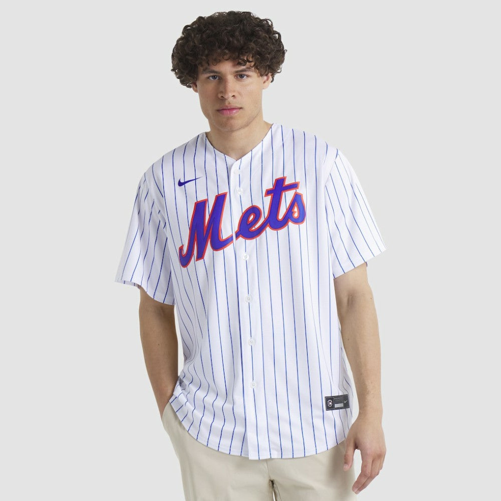 New York Mets Nike Home Replica Team Jersey - White - Nike Sale