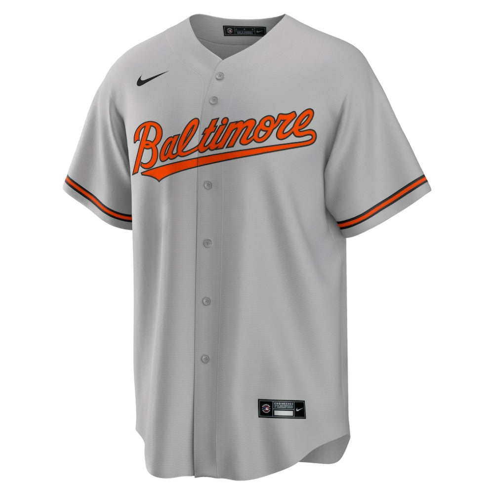 Baltimore Orioles Nike Road Replica Team Jersey - Gray - Nike Discount