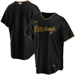 Pittsburgh Pirates Nike Alternate Replica Team Jersey - Black - Nike Sale