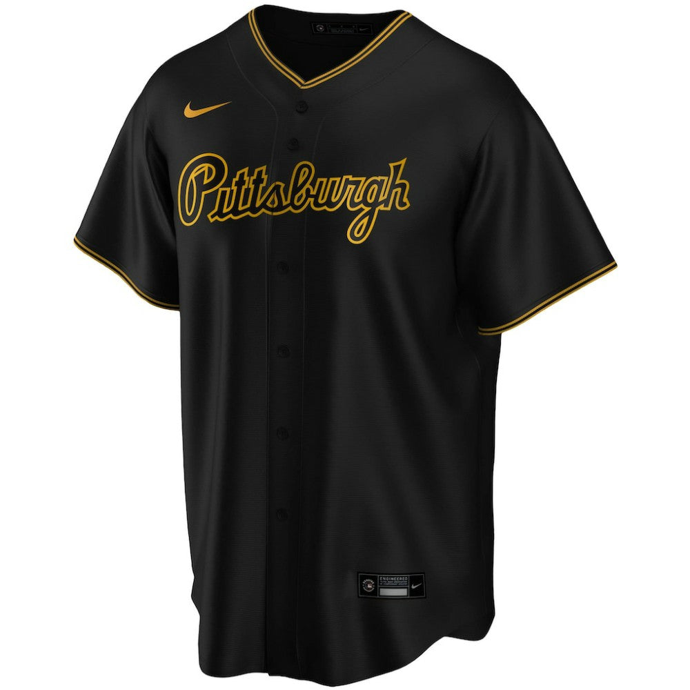 Pittsburgh Pirates Nike Alternate Replica Team Jersey - Black - Nike Sale