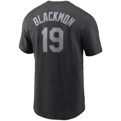 Charlie Blackmon Colorado Rockies Nike Name & Number T-Shirt - Black - Nike Lifestyle