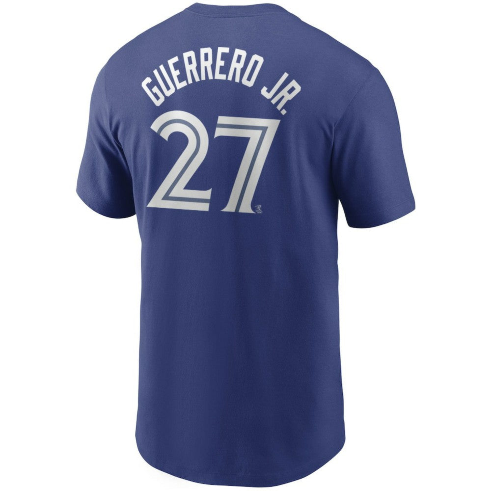 Vladimir Guerrero Jr. Toronto Blue Jays Nike Name & Number T-Shirt - Royal - Nike Online