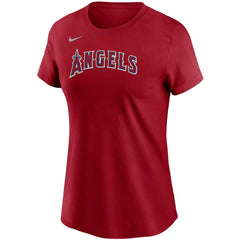 Mike Trout Los Angeles Angels Nike Women's Name & Number T-Shirt - Red - Nike Discount