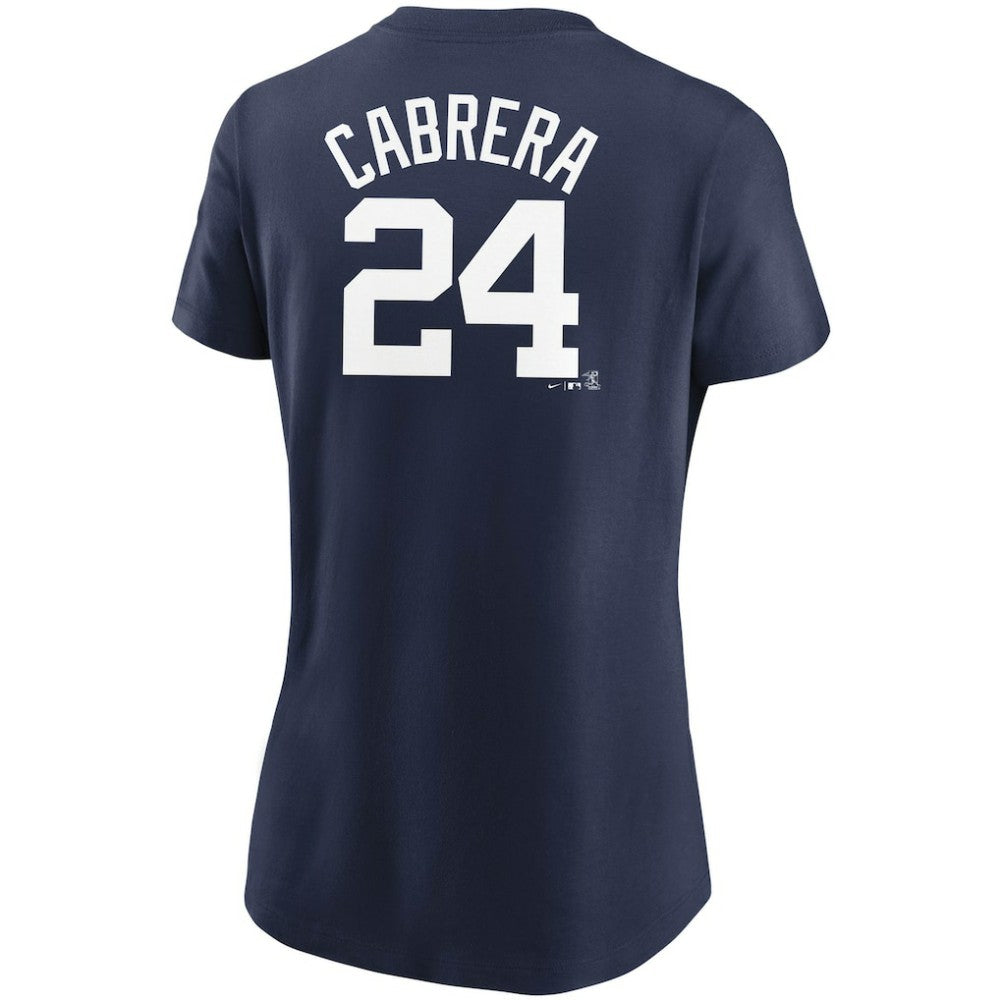Miguel Cabrera Detroit Tigers Nike Women's Name & Number T-Shirt - Navy - Nike Lifestyle