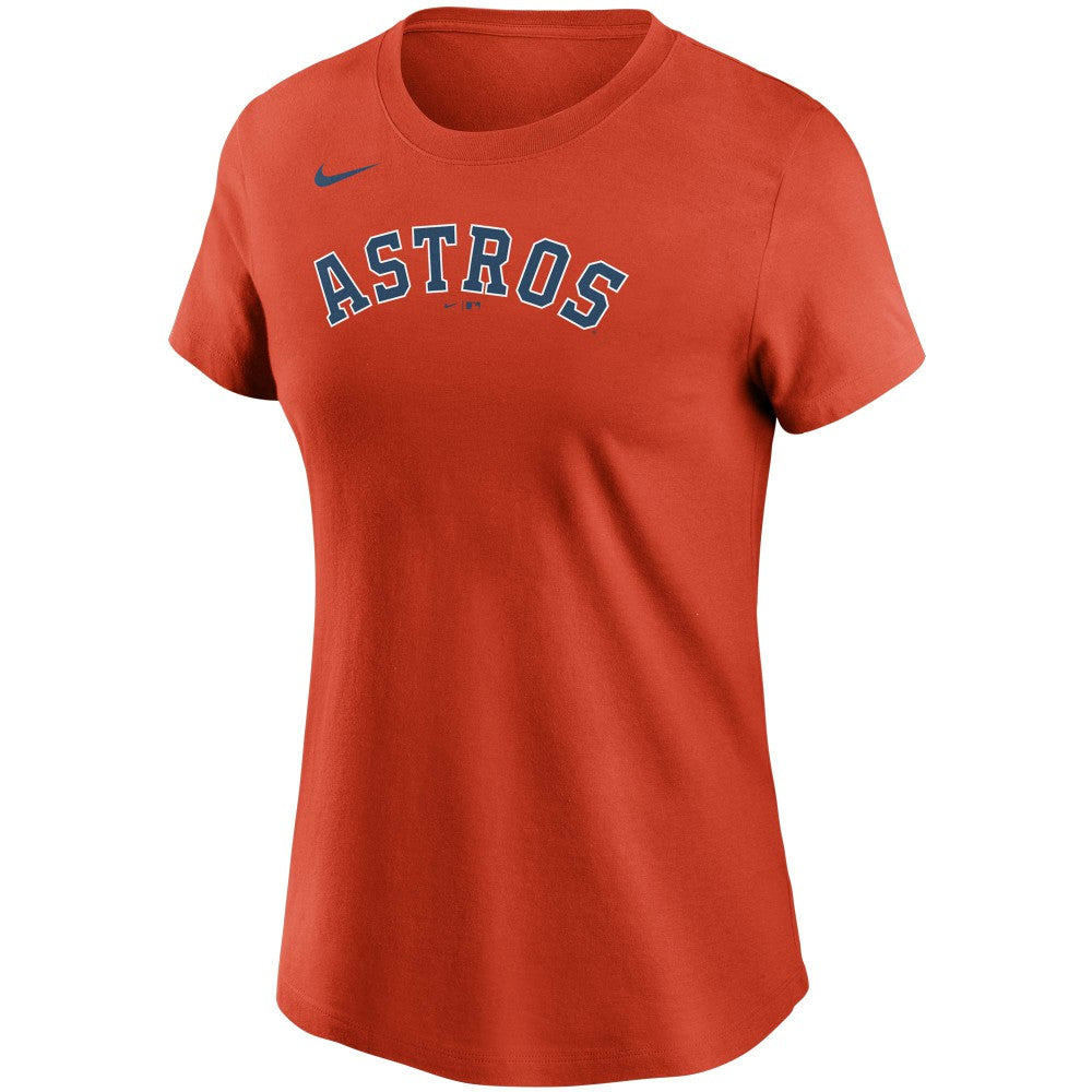 Jose Altuve Houston Astros Nike Women's Name & Number T-Shirt - Orange - Nike Lifestyle