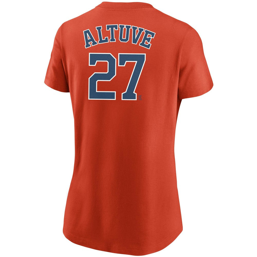 Jose Altuve Houston Astros Nike Women's Name & Number T-Shirt - Orange - Nike Lifestyle