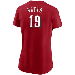 Joey Votto Cincinnati Reds Nike Women's Name & Number T-Shirt - Red - Nike Online