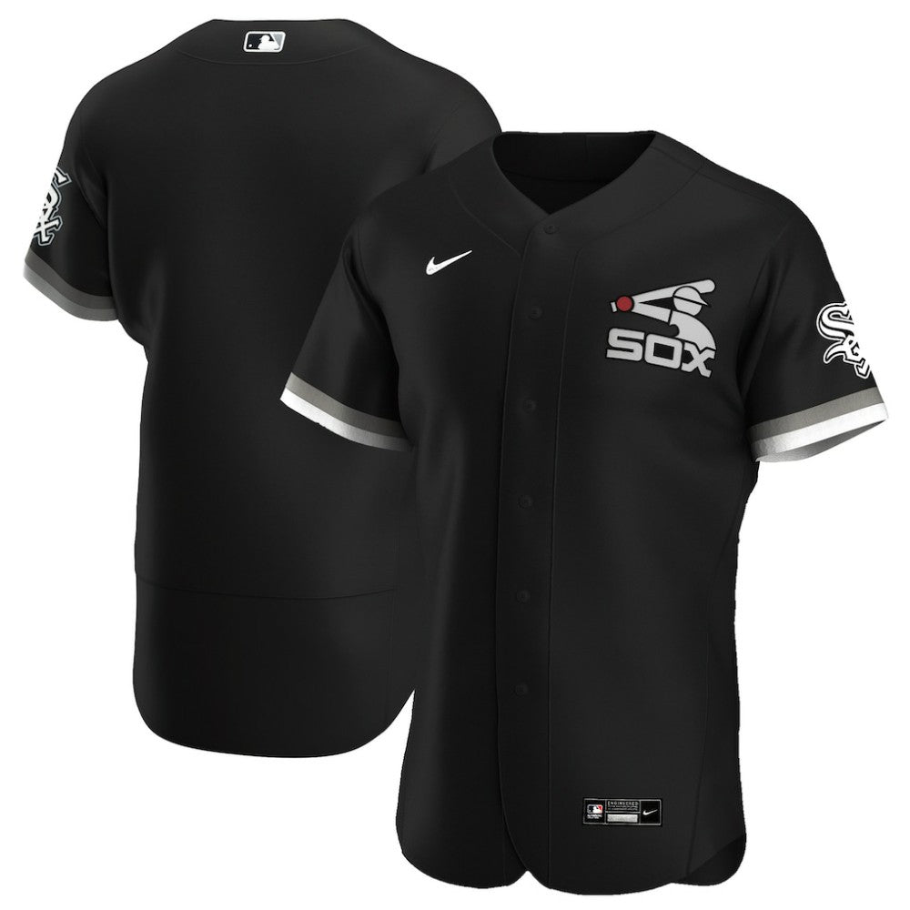 Chicago White Sox Nike Alternate Authentic Team Jersey - Black - Nike Discount