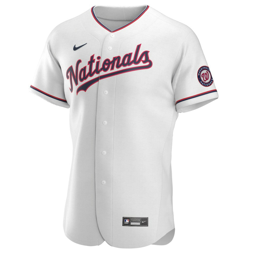 Washington Nationals Nike Alternate Authentic Team Jersey - White - Nike on Sale