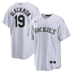 Charlie Blackmon Colorado Rockies Nike Home Replica Player Name Jersey - White - Nike Sale