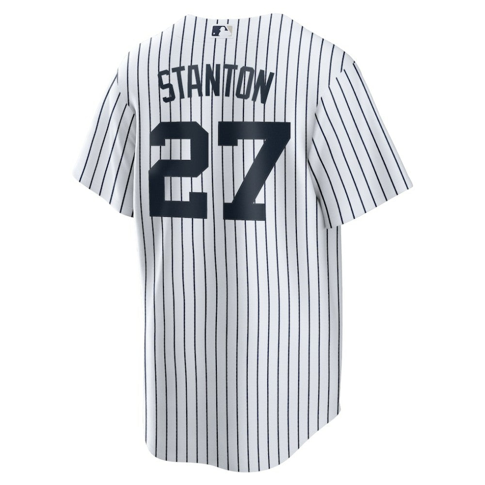 Giancarlo Stanton New York Yankees Nike Home Replica Player Name Jersey - White - Nike Lifestyle