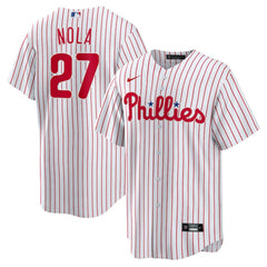 Aaron Nola Philadelphia Phillies Nike Home Replica Player Name Jersey - White - Nike Discount