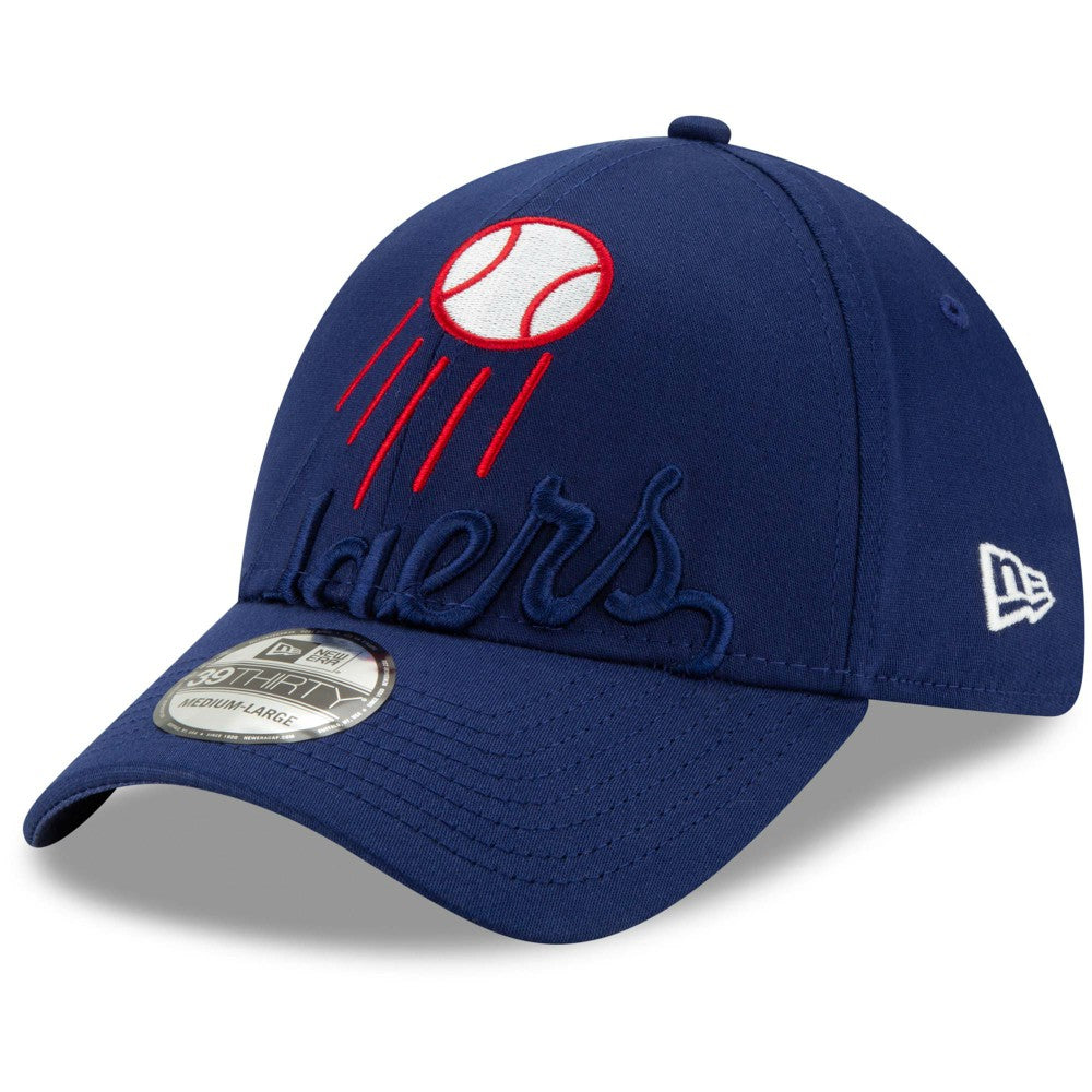 Los Angeles Dodgers New Era Logo Elements 39THIRTY Flex Hat - Royal - New Era Discount