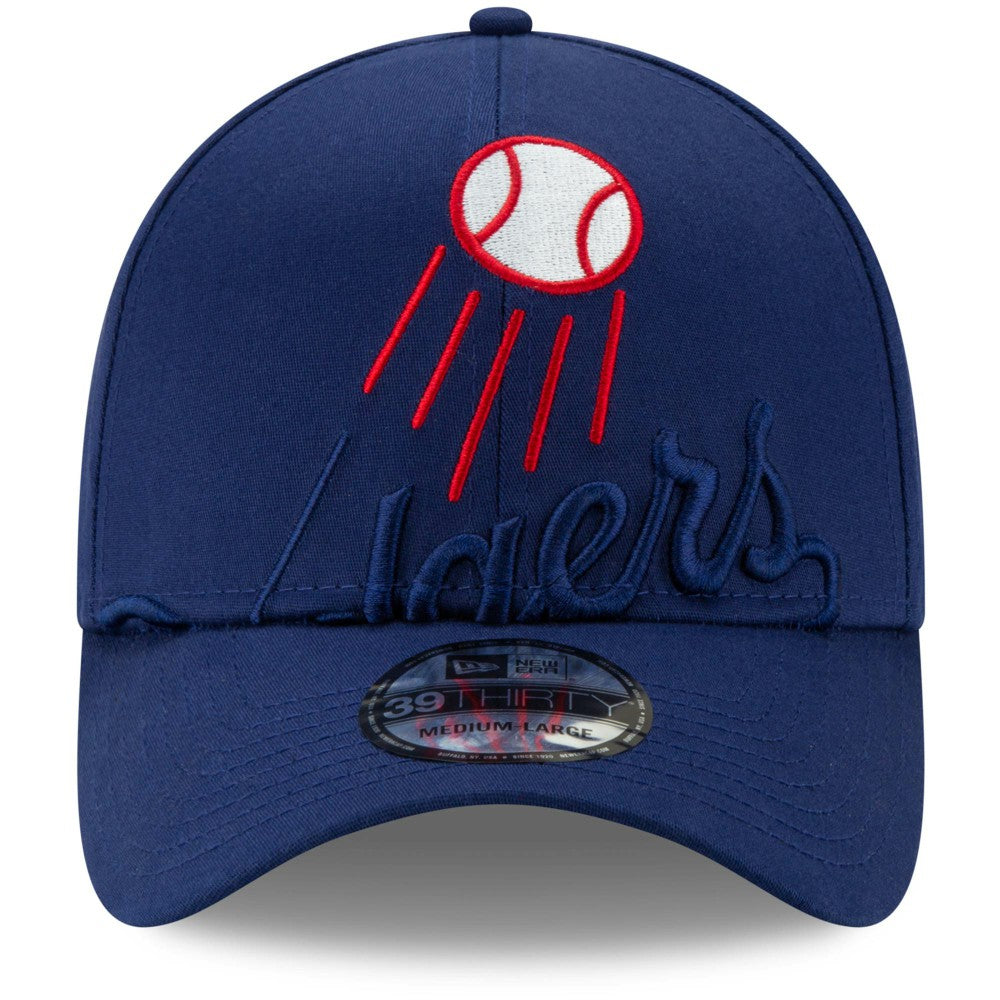 Los Angeles Dodgers New Era Logo Elements 39THIRTY Flex Hat - Royal - New Era Discount