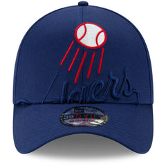 Los Angeles Dodgers New Era Logo Elements 39THIRTY Flex Hat - Royal - New Era Discount