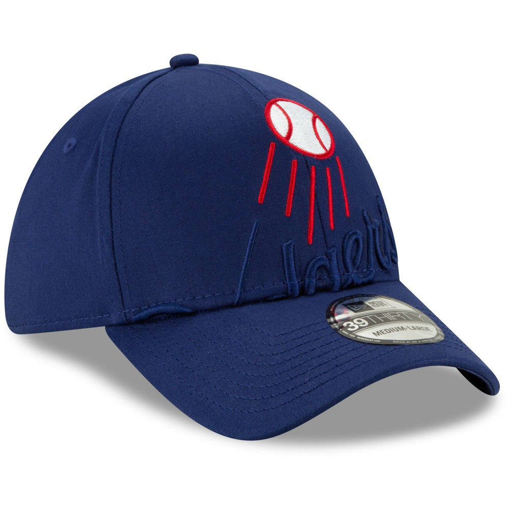 Los Angeles Dodgers New Era Logo Elements 39THIRTY Flex Hat - Royal - New Era Discount
