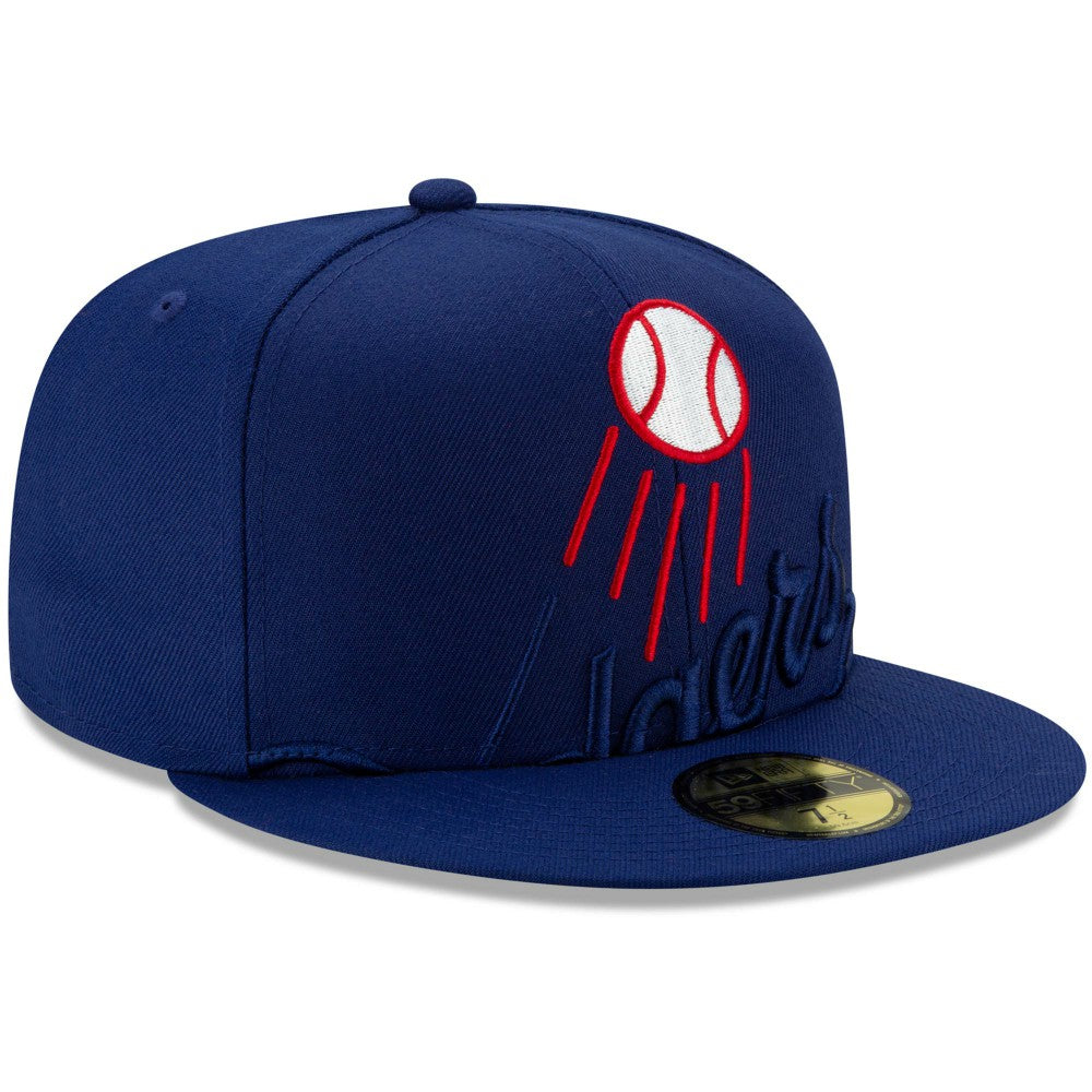 Los Angeles Dodgers New Era Logo Elements 59FIFTY Fitted Hat - Royal - New Era on Sale