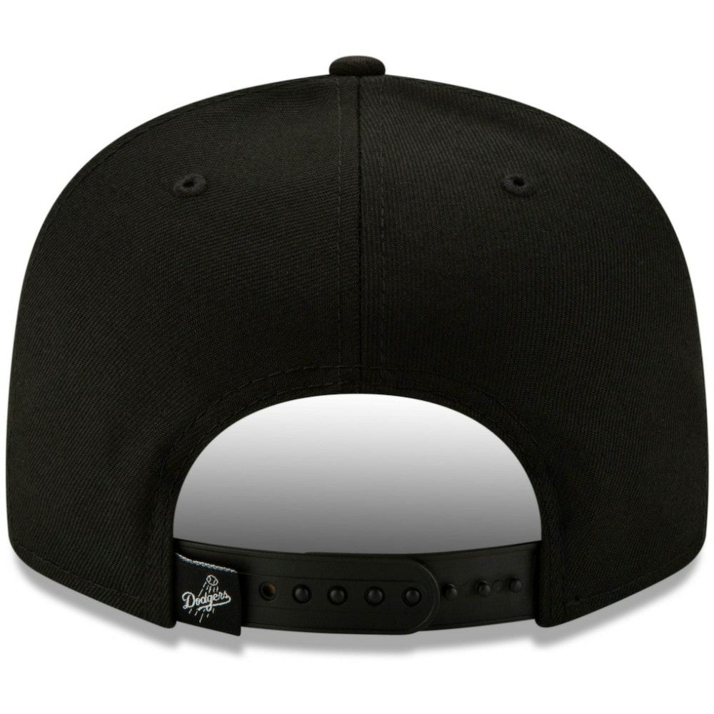 Los Angeles Dodgers New Era Monochrome Logo Elements 9FIFTY Adjustable Snapback Hat - Black - New Era Sale