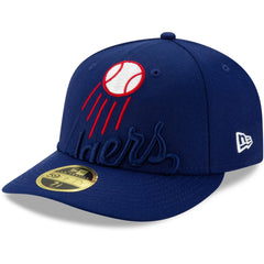 Los Angeles Dodgers New Era Logo Elements Low Profile 59FIFTY Fitted Hat - Royal - New Era Online