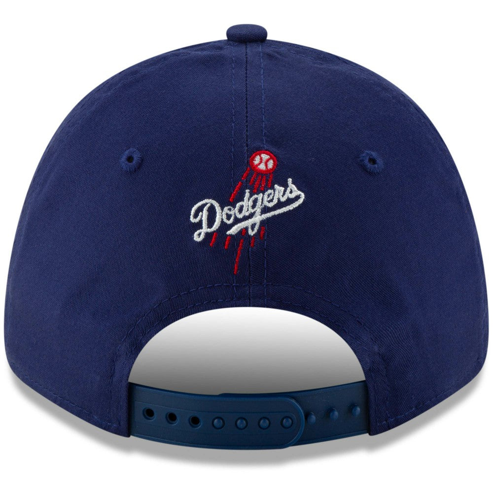 Los Angeles Dodgers New Era Logo Elements Stretch Snapback 9FORTY Adjustable Hat - Royal - New Era on Sale