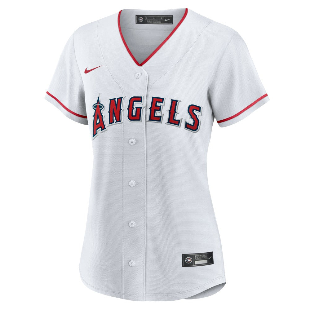 Mike Trout Los Angeles Angels Nike Women's Home Replica Player Jersey - White - Nike Discount