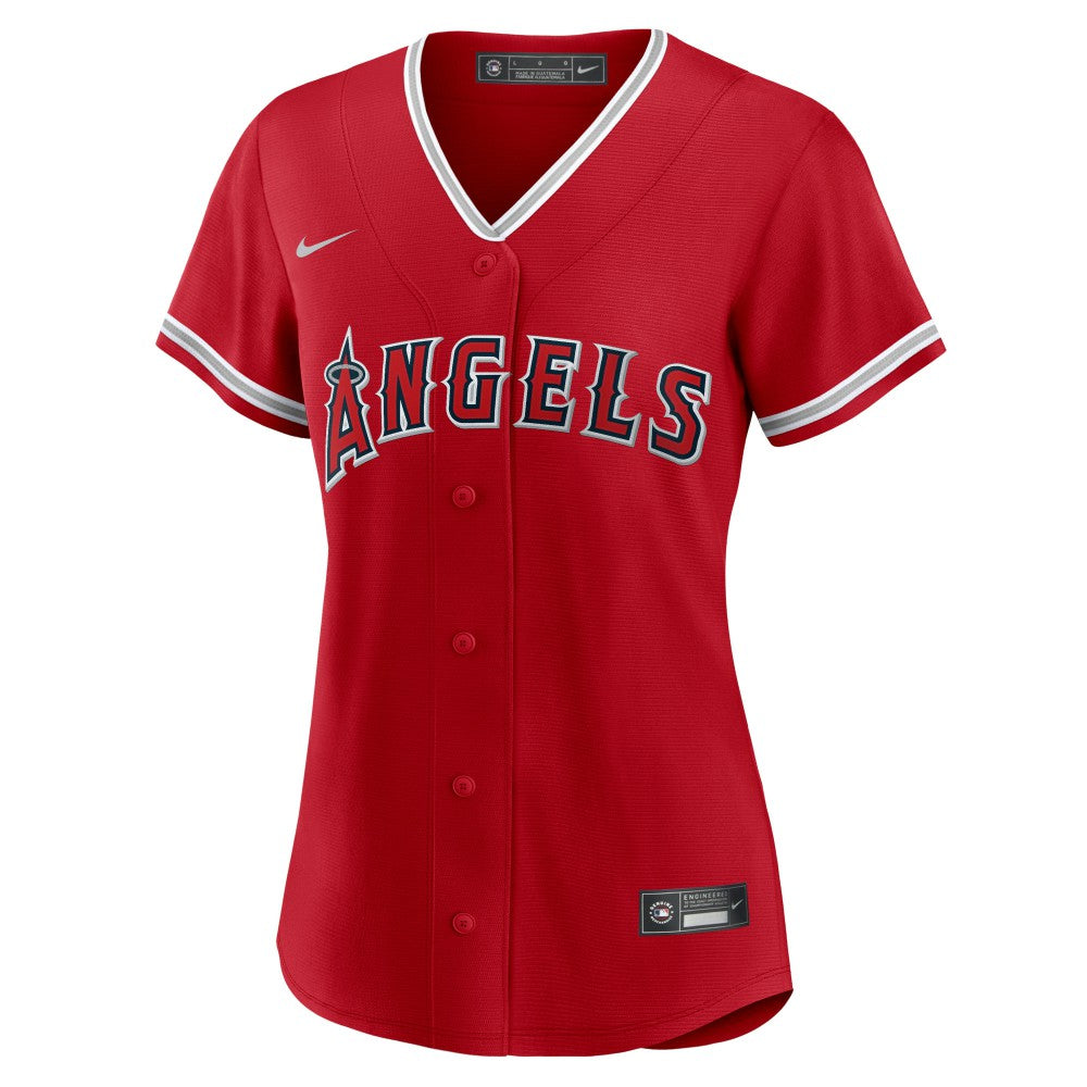 Mike Trout Los Angeles Angels Nike Women's Alternate Replica Player Jersey - Red - Nike Sale