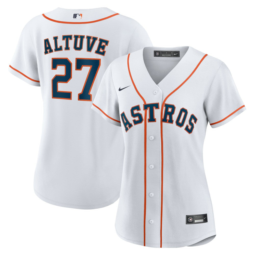Jose Altuve Houston Astros Nike Women's Home Replica Player Jersey - White - Nike Online