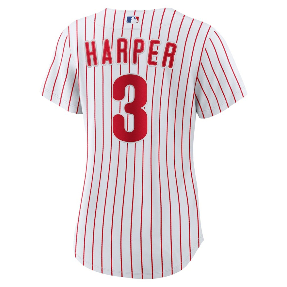 Bryce Harper Philadelphia Phillies Nike Women's Home Replica Player Jersey - White - Nike Discount